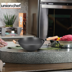 Tốt Nhất Người Bán Công Đoàn Đầu Bếp Thép Carbon Chảo Chảo Chảo Không Dính Chảo Chảo Gỗ Xử Lý Cảm Ứng Cơ Sở 1-2L Công Suất Mỹ Phong Cách - Product Image 6