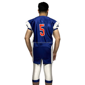 Uniforme de fútbol americano profesional de alto rendimiento cómodo duradero transpirable Jersey con pantalones de manga corta de talla grande - Product Image 2