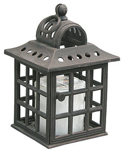 Đèn Lồng Trang Trí, Đèn Lồng Sơn Tĩnh Điện Màu Trắng, Đèn Lồng Treo Bằng Sắt - Product Image 5