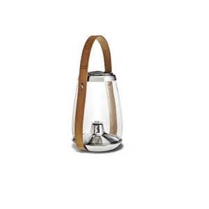 Lanternes à bougies avec poignée en cuir, fabriquées à la main par des créateurs et des grossistes, utilisées pour la décoration intérieure et extérieure de la maison - Product Image 1