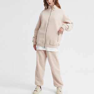 MOVATEXTILE 2026 Couleur crème Survêtement de jogging unisexe Survêtement confortable pour hommes et femmes Eco-Friendly for Autumn Winter - Product Image 5