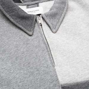 Veste en tricot patchwork à demi-zip Dune [F19101-01405] - Product Image 2