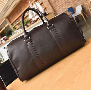 Sacs de voyage en cuir à plusieurs poches avec logo personnalisé en cuir uni avec fermeture à glissière au meilleur prix de gros - Product Image 6