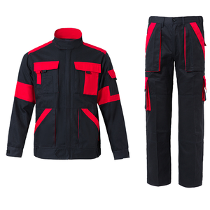 Costume de travail de haute qualité pour hommes ensemble uniforme industriel robuste avec bande réfléchissante Logo personnalisé - Product Image 6