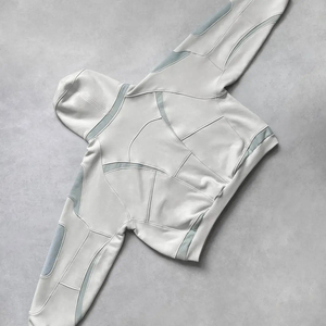 Fabricants professionnels de sweats à capuche imprimés en relief de haute qualité, 100% coton biologique avec logo et impression personnalisés - Product Image 5