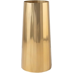 Vase de sol en fer blanc personnalisable, vase à fleurs en métal, design élégant et écologique, style côtier pour la maison et le bureau - Product Image 2