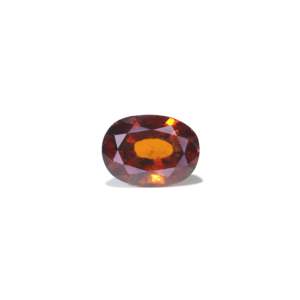 Hessonita (Gomed) de 4.5 Quilates, Diamante Rojo Natural, Corte Oval Facetado, Calibrado, Gema Suelta para Joyería - Product Image 1