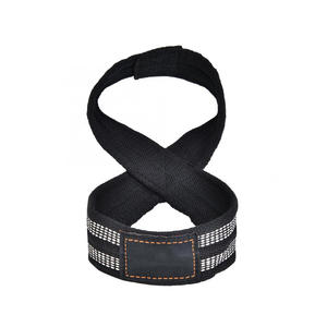 Correas de entrenamiento de fitness de figura ocho resistentes hechas a medida último diseño ajustable antideslizante precio de fábrica para levantamiento de pesas - Product Image 4