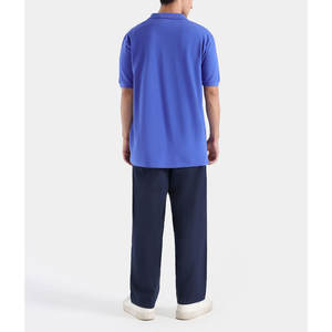 Polos de alta calidad Nuevo diseño de moda Polo de color sólido Polo con logotipo personalizado para hombres - Product Image 3