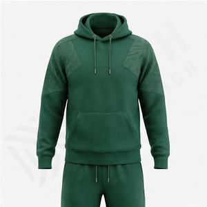 Ensemble de survêtement pour homme en gros, respirant, séchage rapide, 100% coton, logo personnalisé, vêtements de sport de gym, jogging deux pièces, couleur personnalisée - Product Image 1