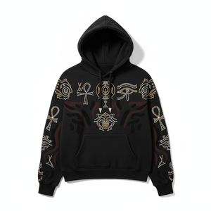 Sudadera con Capucha Unisex de Invierno 2026 - Transpirable, Ecológica, 100% Algodón Felpa, con Pedrería, Estilo Urbano, Lisa, Teñida, Manga Larga, para Hombre - Product Image 1