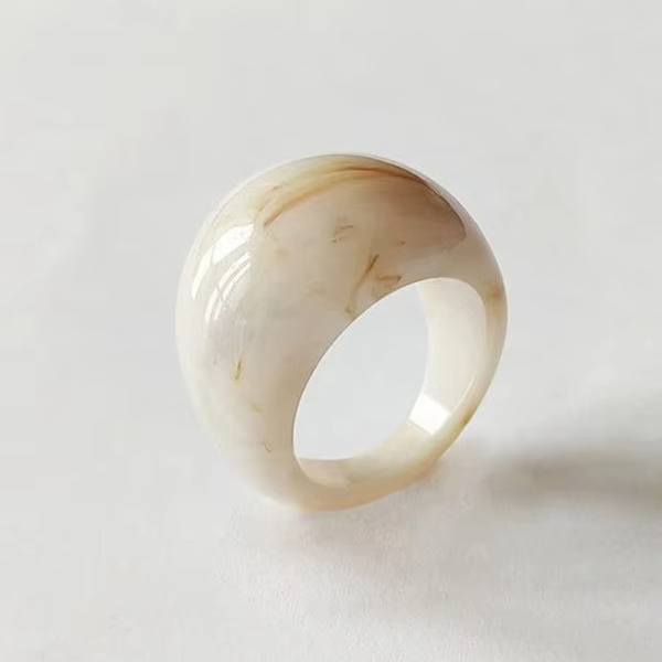 Vintage Resin Napkin Ring for Christmas Sell Holders Resin Napkin Rings Handcraft Dinner Table Napkin Holders Pearl Table Decor