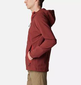 Custom Outdoor Sports <b>Men</b> Breathable Softshell <b>Jacket</b> With Adjustable Hood and Hem High Quality Soft Shell Hiking Running Coat - Product Image 3