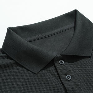 Polo de alto rendimiento para hombre Polo transpirable personalizado de manga larga de color sólido de alta calidad para hombre - Product Image 4