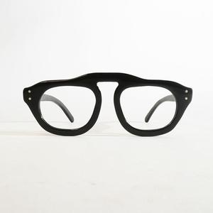 Classic High End Hand Made Real Buffalo Horn Eyeglass Frames Natural Color Round Waterproof Animal Style - Product Image 5