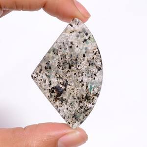จี้คริสตัลขัดเงาทำมือคุณภาพสูงทำจากหินควอตซ์ธรรมชาติทำจากหินควอตซ์บริสุทธิ์ลายจุดสีดำ - Product Image 2