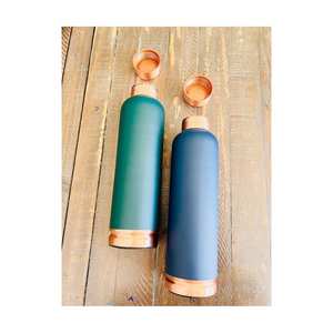 New Design Handmade Copper <b>Water</b> <b>Bottle</b> India Pure Set Wide Custom <b>Water</b> <b>Bottle</b> Manufacturer & Exporter With Export Quality - Product Image 6