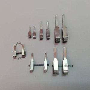 Abrazadera doble manual más vendida Abrazadera microvascular de acero inoxidable no magnética para instrumentos de microcirugía - Product Image 5