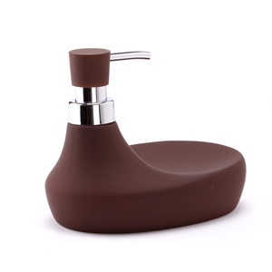 Distributeur de savon en chocolat / Porte-éponge Marbella - Product Image 1