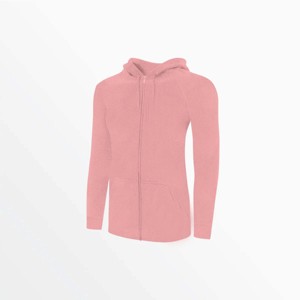 Sudadera con capucha y cremallera forrada de Sherpa para mujer-Chaqueta de lana elegante y cálida-Perfecta para el uso diario y las aventuras al aire libre - Product Image 1