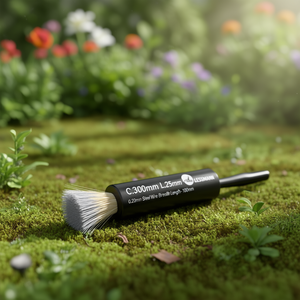 แปรงทรงกระบอก L.300 มม. D.25 มม. 0.20 มม. ขนแปรงลวดเหล็ก ความยาว 100 มม.-LESSMANN - Product Image 3