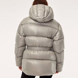 Chaqueta de Invierno Acolchada para Mujer, Personalizable, Superventas, Nueva Colección, Poliéster y Nailon, los Mejores Materiales, con Decoración, Servicio OEM - Product Image 2