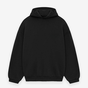 Sweat à capuche épais 100% coton de haute qualité pour hommes, sweat-shirt personnalisé coupe-vent en polaire d'hiver - Product Image 2