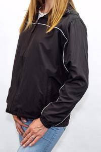 Veste d'hiver XS à col montant et fermeture éclair pour hommes, coupe-vent de basket-ball universitaire avec logo à l'avant, vêtements de rue de haute qualité - Product Image 5