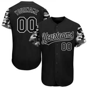 Haute qualité pas cher Sports de plein air personnalisé sublimé maillot de baseball sans couture meilleur mode personnalisé taux de gros respirant - Product Image 1