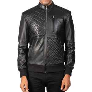 Diseñe sus propias chaquetas de cuero para hombre Chaquetas de hombre de alta calidad de nuevo estilo al mejor precio Chaqueta antiarrugas de servicio OEM para hombre - Product Image 1