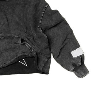 Jersey de alta calidad al por mayor de fábrica personalizado 80% Algodón elegante Atlético térmico hombres sudaderas con capucha desgastadas - Product Image 3