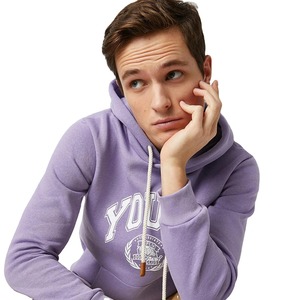 เสื้อฮู้ดซิป Young Logo สำหรับผู้ชาย ผ้าฝ้ายฟลีซ 100% สวมใส่สบาย พิมพ์ลายด้านหน้า ทรงปกติ เหมาะสำหรับใส่ในฤดูหนาว - Product Image 4