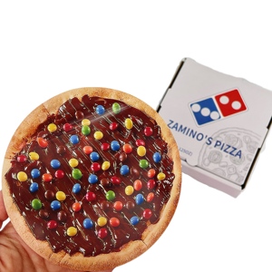 Stock Digital Printing <b>Pizza</b> Shape Mylar Bag 3.5g Matte Chocolate Flavor Printed Special Shape Packaging with <b>Box</b> - Product Image 6