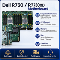 Untuk Dell PowerEdge R730 R730XD Server Motherboard 0WCJNT R53PY 599V5 4N3DF 72T6D LGA2011-3 Papan Sistem