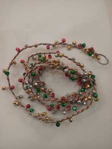 Adornos navideños de plástico colgantes hechos a medida Jingle Fairy Bells en rojo y verde UV impreso con diseños únicos - Product Image 2