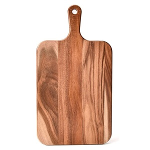 Eco-Friendly Large Mango <b>Wood</b> Cutting Board Home Kitchen Serving Plate Leather <b>Strip</b> for Chopping Blocks Dishwasher Safe - Product Image 1