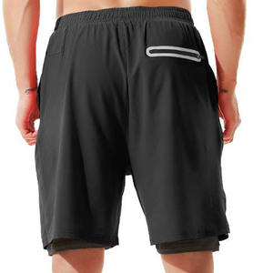 กางเกงขาสั้นชายหาดกันน้ำลายพื้นกางเกงขาสั้นสำหรับออกกำลังกายในยิมแห้งเร็วสำหรับผู้ชายติดโลโก้ได้ตามต้องการ - Product Image 4