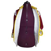 Veste d'uniforme française napoléonienne, hussard, garniture dorée, costume de cérémonie avec blazer en laine noire, rouge et jaune, veste à cordon doré