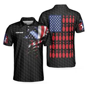 เสื้อโปโลระบายอากาศสำหรับผู้ชายพิมพ์ลายโลโก้ออกแบบได้ตามต้องการสำหรับโลโก้ชื่อทีมสำหรับฤดูใบไม้ผลิ - Product Image 1