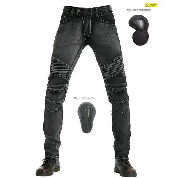 Motorcycle Pants Men Moto Jeans Protective Gear Riding Touring Motorbike Trousers Motocross Jeans Armor Protective Pants GP PRO