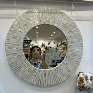 กระจกทรงกลมฝังมุกสำหรับโรงแรมหรูอพาร์ทเมนท์และอาคารทันสมัย - Product Image 2