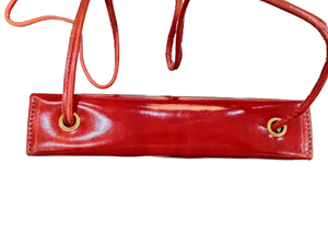 Nouvel arrivage de sacs à main en cuir véritable imprimé traditionnel Shantiniketan pour femmes sac couleur Sienne sac à bandoulière fait à la main - Product Image 6