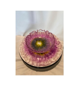 Tazón de resina hecho a mano con diseño de inspiración natural, excelente opción de regalo, accesorio de comedor de cocina funcional y elegante único - Product Image 1