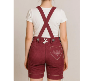 Reasonable Price Custom Logo New <b>Women's</b> Bavarian Leather Shorts Brown <b>Lederhosen</b> All Sizes Cost Wholesale Price Low Cost - Product Image 2