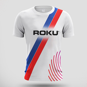 เสื้อยืดออกกำลังกายเล่นกีฬาของผู้ชายแห้งเร็วทำจากโพลีเอสเตอร์/ ผ้าฝ้ายออกแบบโลโก้ได้ตามต้องการ - Product Image 1