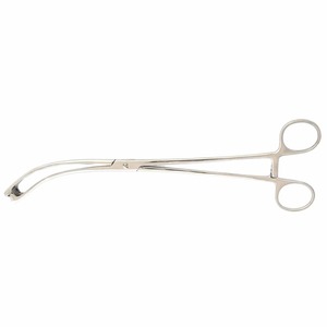 Pinces Vulsellum professionnelles de haute qualité, 26 cm, courbées manuellement, 3x3 dents, acier inoxydable, instrument chirurgical gynécologique - Product Image 3