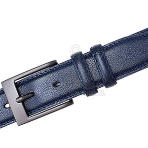 Cinturón de Cuero con Hebilla de Acero Personalizado 2025 para Hombre, Venta al por Mayor, Moda Casual, Ajustable, Piel de Vaca - Product Image 6