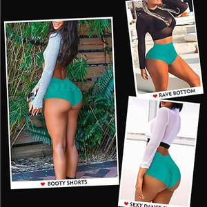 Top Selling Custom New Design <b>Scrunch</b> Booty <b>Shorts</b> Breathable Best Quality Booty Women's <b>Shorts</b> - Product Image 5