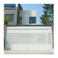 Portes à enroulement électriques YUOU de haute qualité, structure en aluminium avec âme en mousse PU pour usage industriel, comm