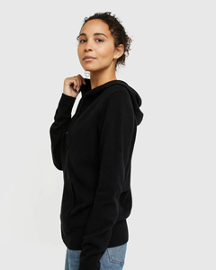 Wholesale New Arrivals Quality Cotton Polyester Hoodie <b>Plain</b> Solid <b>Colour</b> Zipper Hoodie for Women Cotton, Korean - Product Image 4